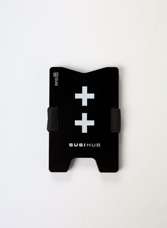 PORTACARTE DOUBLE-CROSS, BLACK, small