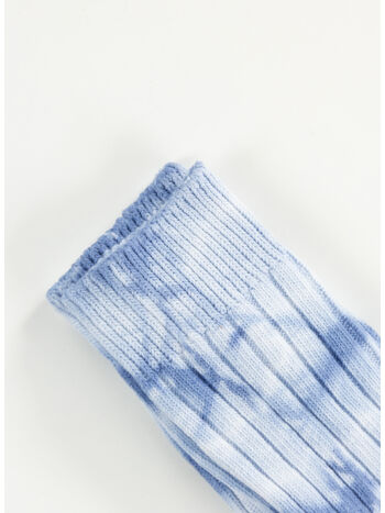 CALZINI DYED RIBBED, BLUE, small