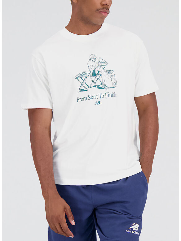 T-SHIRT ESSENTIALS CAFE GRANDPA COTTON JERSEY, SST SEAT SALT, medium