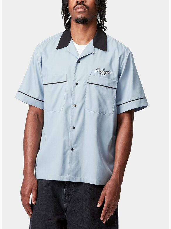 T-SHIRT S/S BOWL, 31WXX BLUE FOG/BLACK, medium