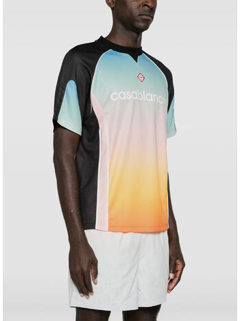 T-SHIRT MENS FOOTBALL, GRADIENT, small