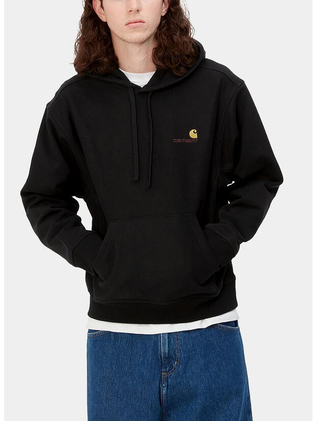FELPA HOODIE AMERICAN SCRIPT, , large