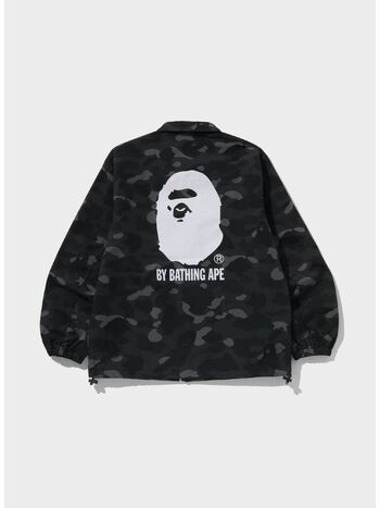 JACKET CAMO COACH, BLACK, small