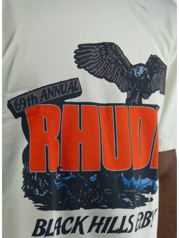 T-SHIRT BLACK HILLS RALLY, 0611 VTG WHITE, small