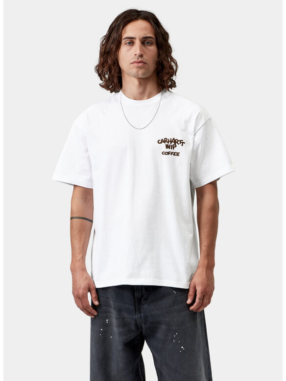 T-SHIRT COFFEE BREAK, 02XX WHITE, medium