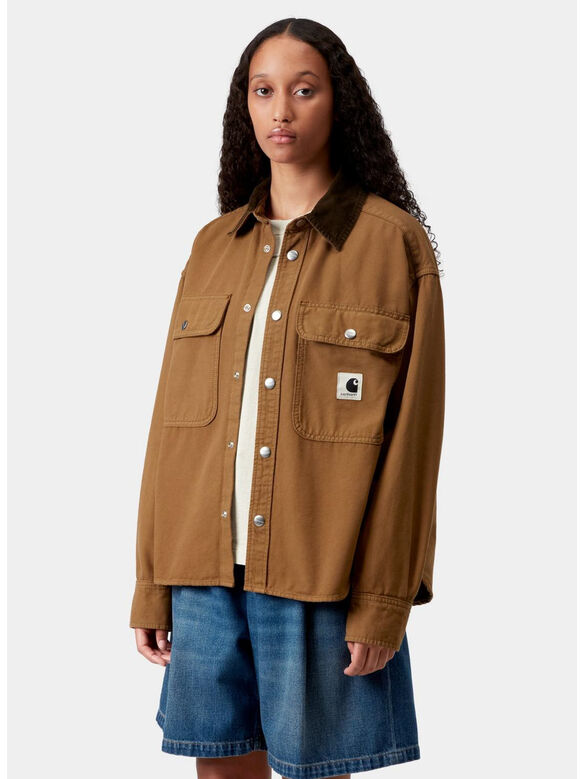 CAMICIA PRESCOTT, 00SGD Hamilton Brown / Tobacco, garment dyed, medium
