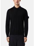 MAGLIONE GIROCOLLO LIGHT RWS PURE WOOL, V0029 BLACK, thumb