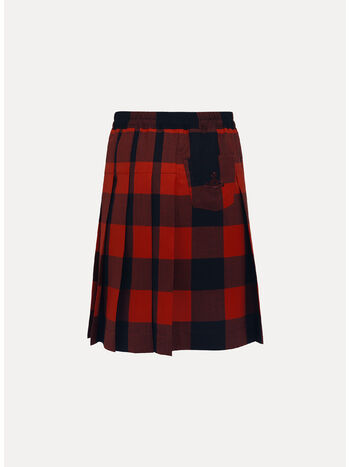 KILT CHECK, H208 RED/BLACK, small