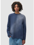 T-SHIRT FADEOUT LONGSLEEVE, 450 NAVY, thumb