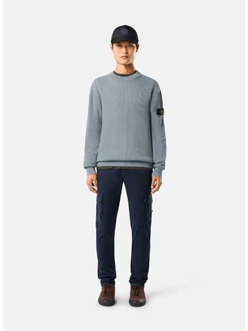 MAGLIONE RIBBED SOFT COTTON, V0049 ASHGREY, small