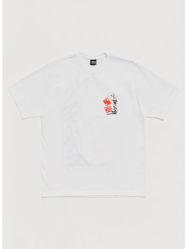 T-SHIRT TALL DICE, 1201 WHITE, large