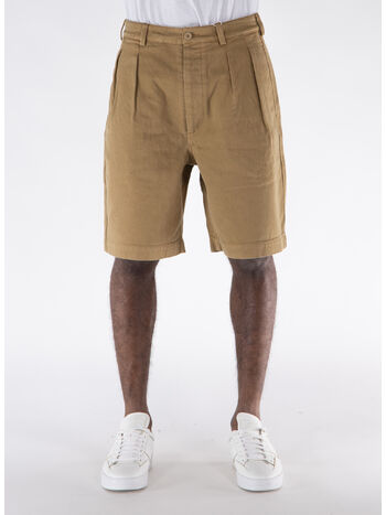 SHORTS PLEATED, 150 KHAKI, small