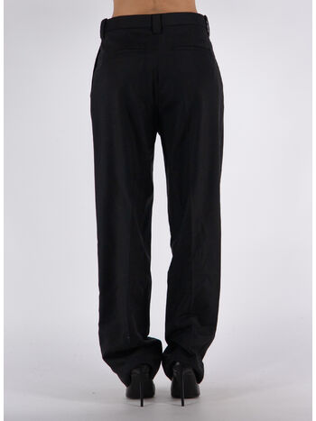 PANTALONE WRAP FRONT, 1 BLACK, small