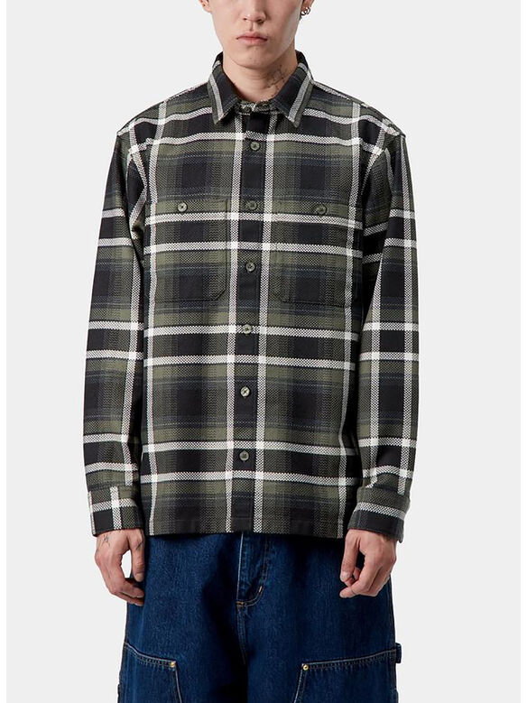 CAMICIA L/S VAUGHN, 35XXX VAUGHN CHECK OPUNTIA, medium