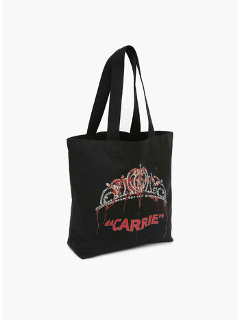 BORSA SHOPPER CARRIE, 999 BLACK, small