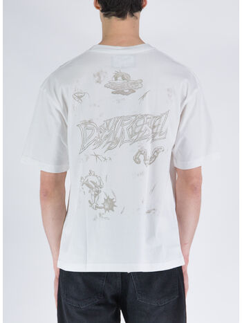 T-SHIRT SINISTER, IVORY, small