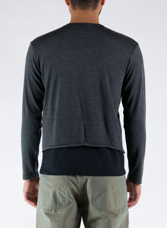 PULLOVER CDG SHIRT, GREY, small