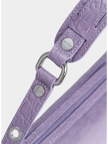 BORSA GIB PURPLE HAZE CROCO, PRH PURPLE HAZE, small