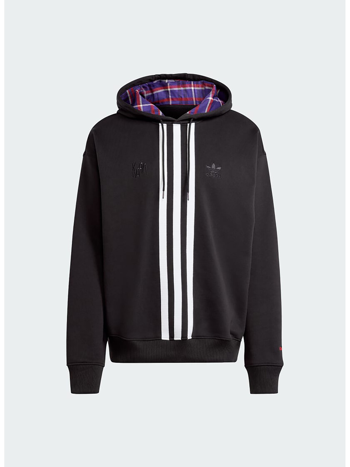 Felpa Con Cappuccio Korn Rossa - Unisex Adulto, Taglie S-4XL, Look Quotidiano