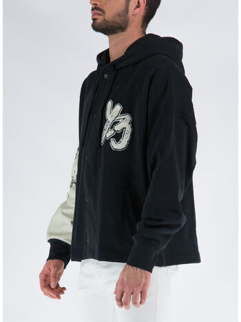 FELPA GFX LOGO FT HDY, BLACK/CWHITE, small