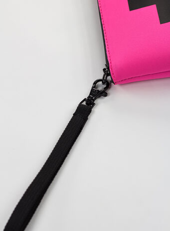 POCHETTE I'M THE HUB, PINKFLUOBLACK, small