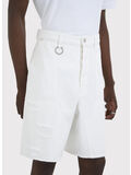 SHORTS IN DENIM FRICHE, WHITE, thumb