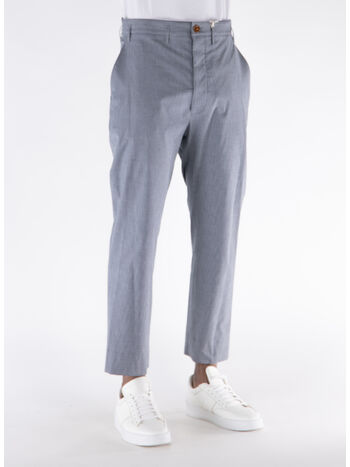 PANTALONE CROPPED CRUISE, P204 GINGHAM , small
