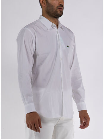 CAMICIA MENS SHIRT WOVEN, WHITE, small