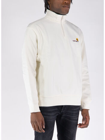 FELPA HALF ZIP AMERICAN SCRIPT, D6XX, small