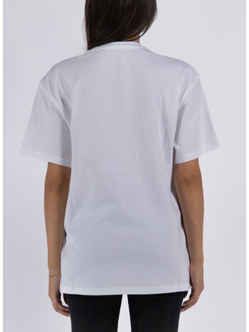 T-SHIRT MOUSE EMBROIDERY LOGO, 001 WHITE, small