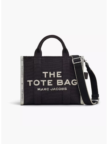 BORSA THE JACQUARD MEDIUM TOTE, 001 BLACK, small