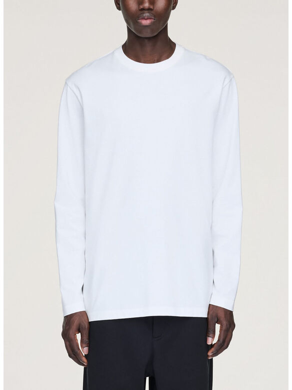 T-SHIRT Y-3 LONGSLEEVE GRAPHIC PRINT, CWHITE, medium