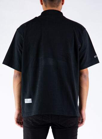 T-SHIRT TURTLENECK CTNMB, 1001BLACKWHITE, small