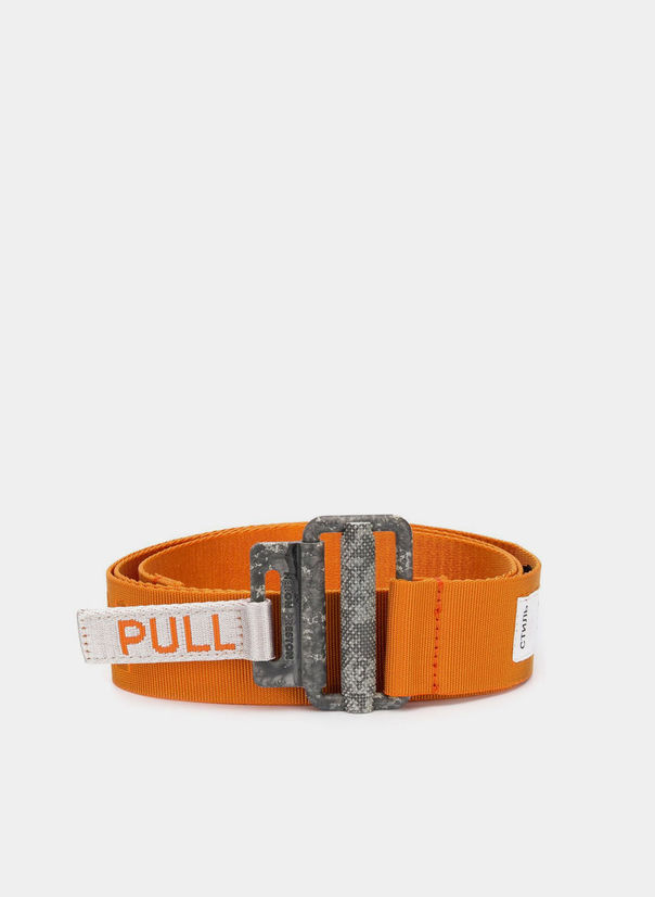 CINTURA KK TAPE BELT, ORANGE, large