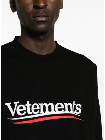 T-SHIRT CAMPAIGN LOGO, BLACK, small