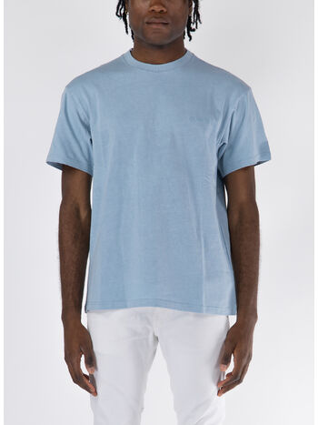 T-SHIRT DUSTER SCRIPT, 0W9GD MISTY SKY, small