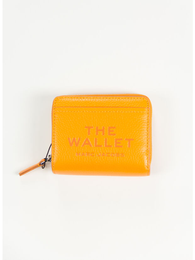 PORTAFOGLIO THE LEATHER MINI COMPACT, 818 TANGERINE, large
