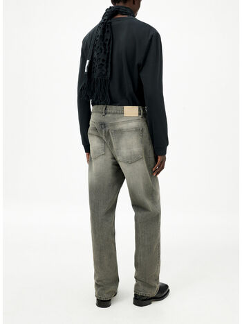 PANTALONE THIRD CUT, ASH DUST CHAIN TWILL, small