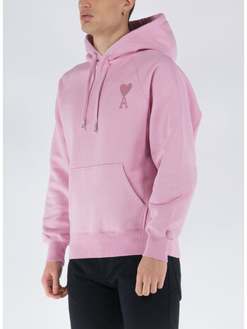 FELPA CON CAPPUCCIO, PALEPINK655, small