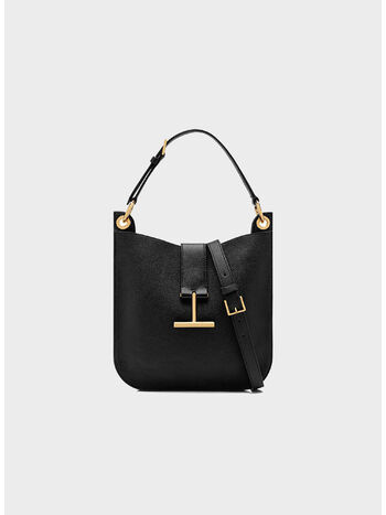BORSA SMALL GRAIN LEATHER, 1N001 BLACK, small
