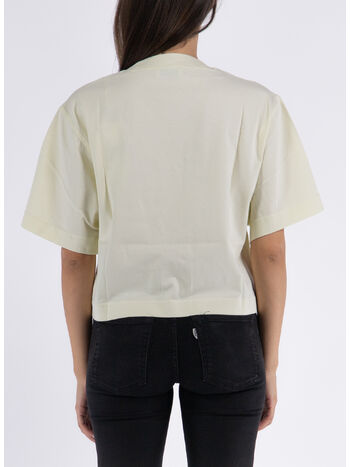 T-SHIRT SMALL ARROW PEARLS CROP, , small