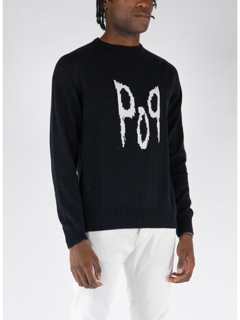MAGLIONE CORN KNITTED, BLACK, small