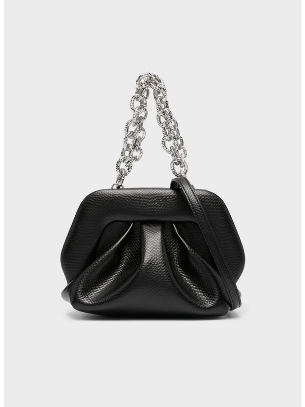 BORSA GEA APPLE SNAKE, BLACK, large