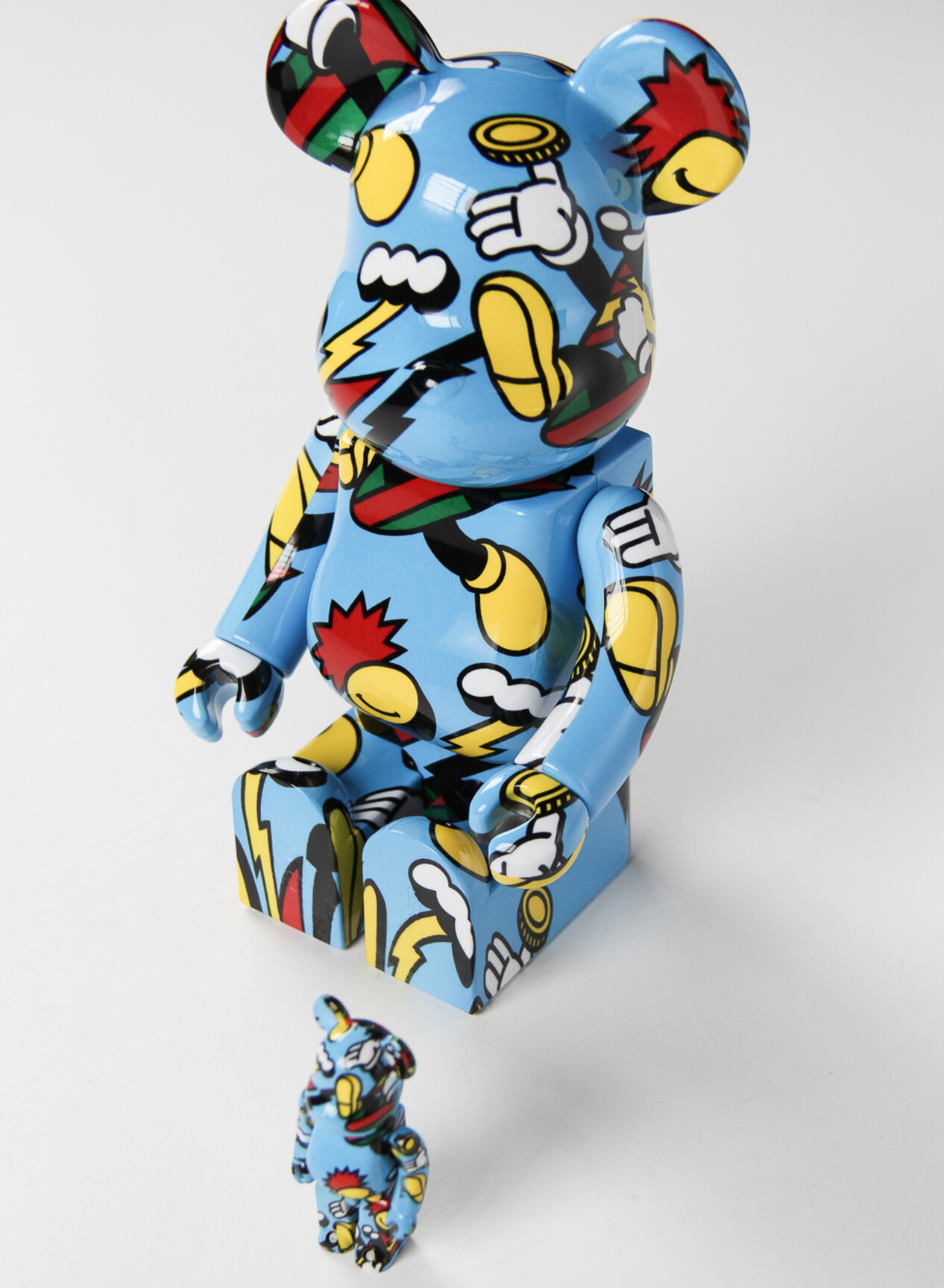 BE@RBRICK GRAFFLEX 100％ & 400％ MEDICOM MEDICOM TOY GRAFFLEX BE@RBRICK 400% & 100% | a420073