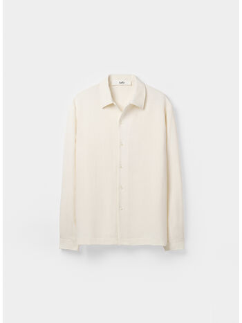 CAMICIA SENSE, OFF WHITE CREPE, small