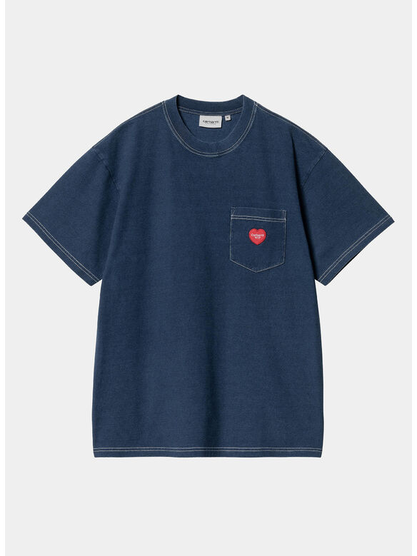 T-SHIRT S/S INGO POCKET, E4GD DARK BLUE, medium