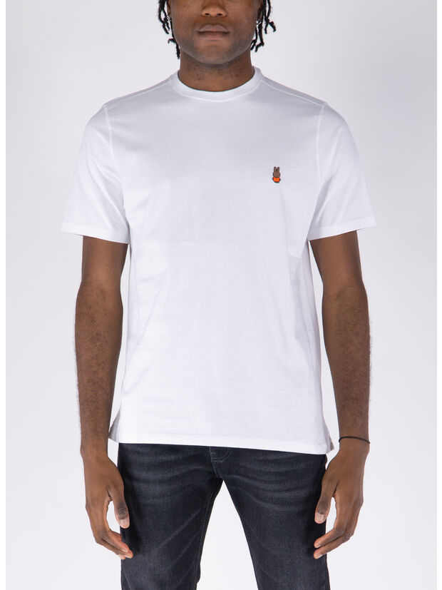 T-SHIRT MIFFY EMBROIDERED, WHITE, large