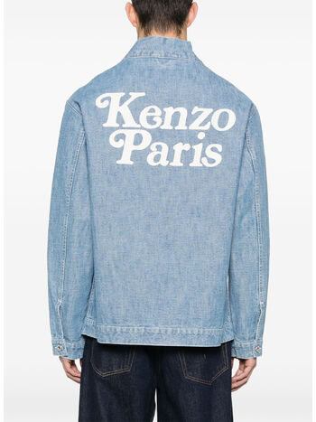 GIUBBOTTO KIMONO KENZO BY VERDY, DT STONE BLEACHED BLUE DENIM, small