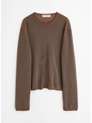 MAGLIONE RIGID POPOVER, Cangiante Copper Tech Cotton, small