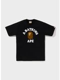 T-SHIRT COLLEGE TEE, BLACK, thumb